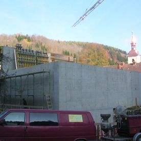 Beton strahlen, Sichtbetongestaltung durch Sandstrahlen